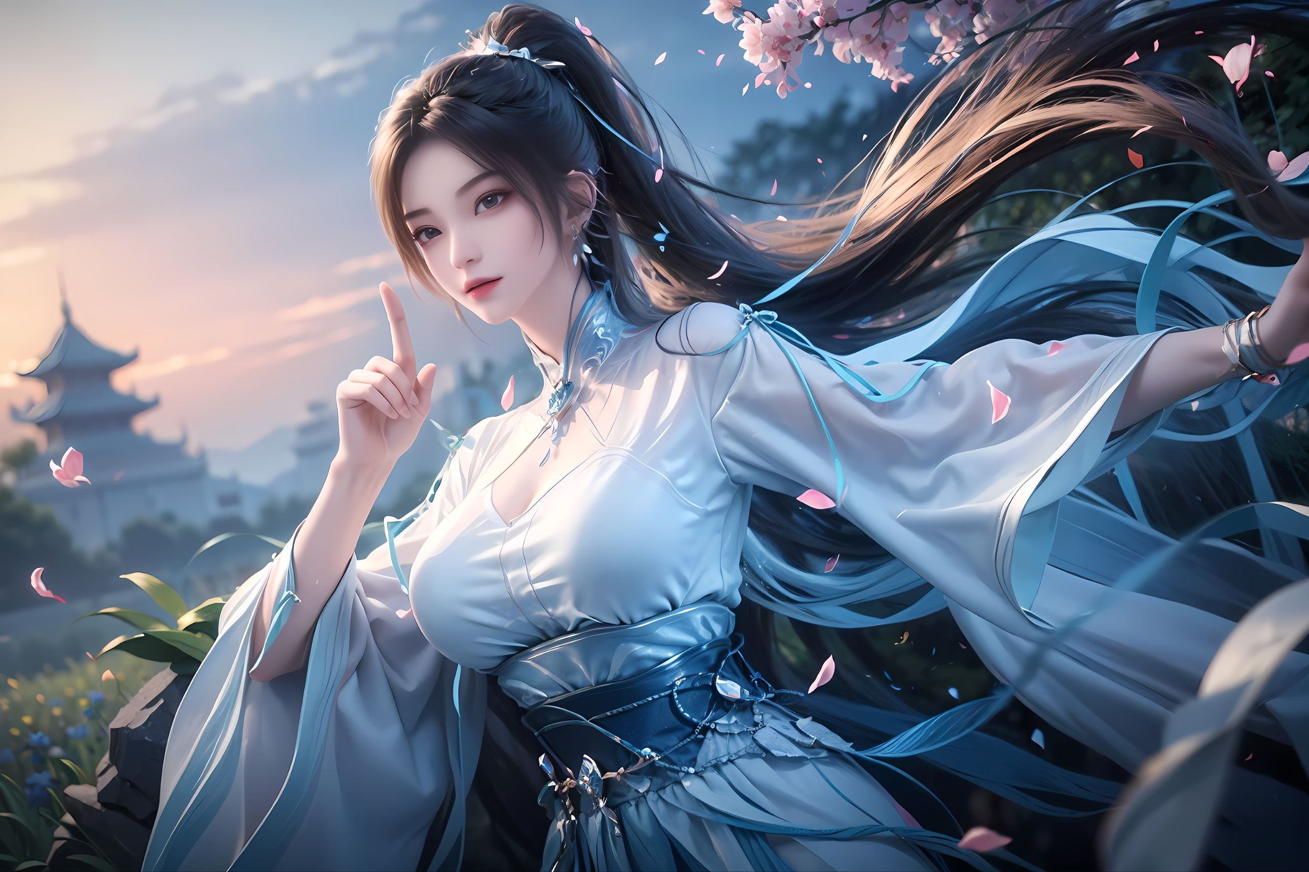 更加清朗